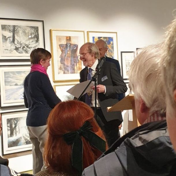Royal Institute of Painters in Watercolour open exhibition, MALL GALLERIES, London