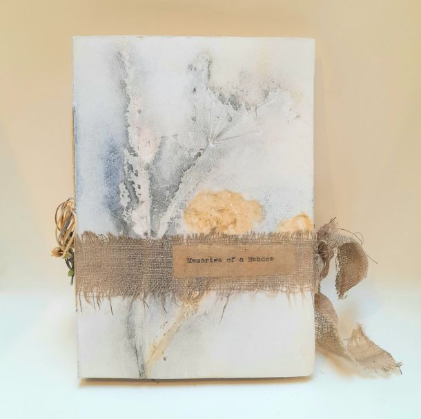 Memories of a Meadow artist's book by Carol Harvey